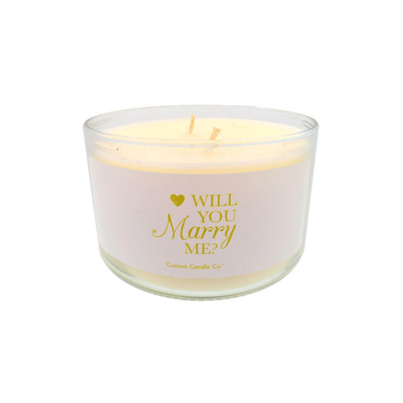 2 Wick Will You Marry Me Candle