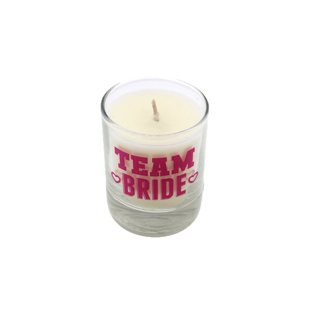 Team Bride Glass Candle (Wedding Candles)