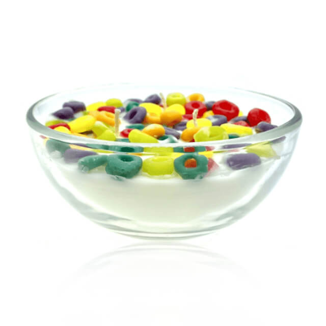 Fruity Loops Cereal Candle