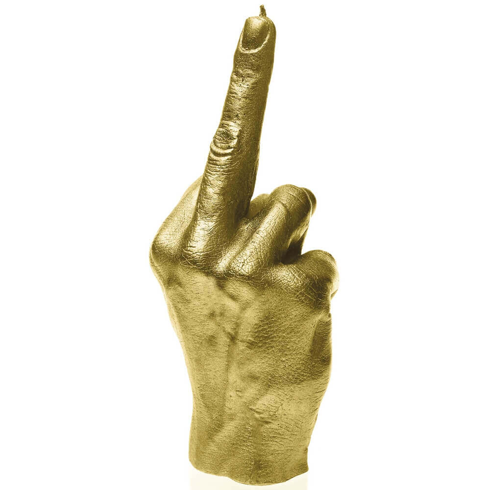 Candle Hand FCK Gold
