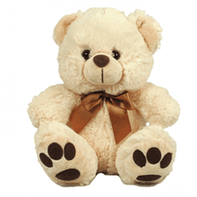 12" Cream Teddy Bear