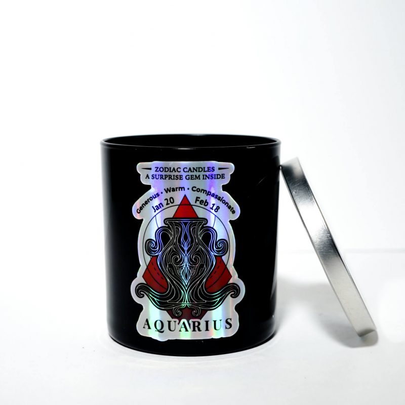 The Zodiac: Aquarius Candle