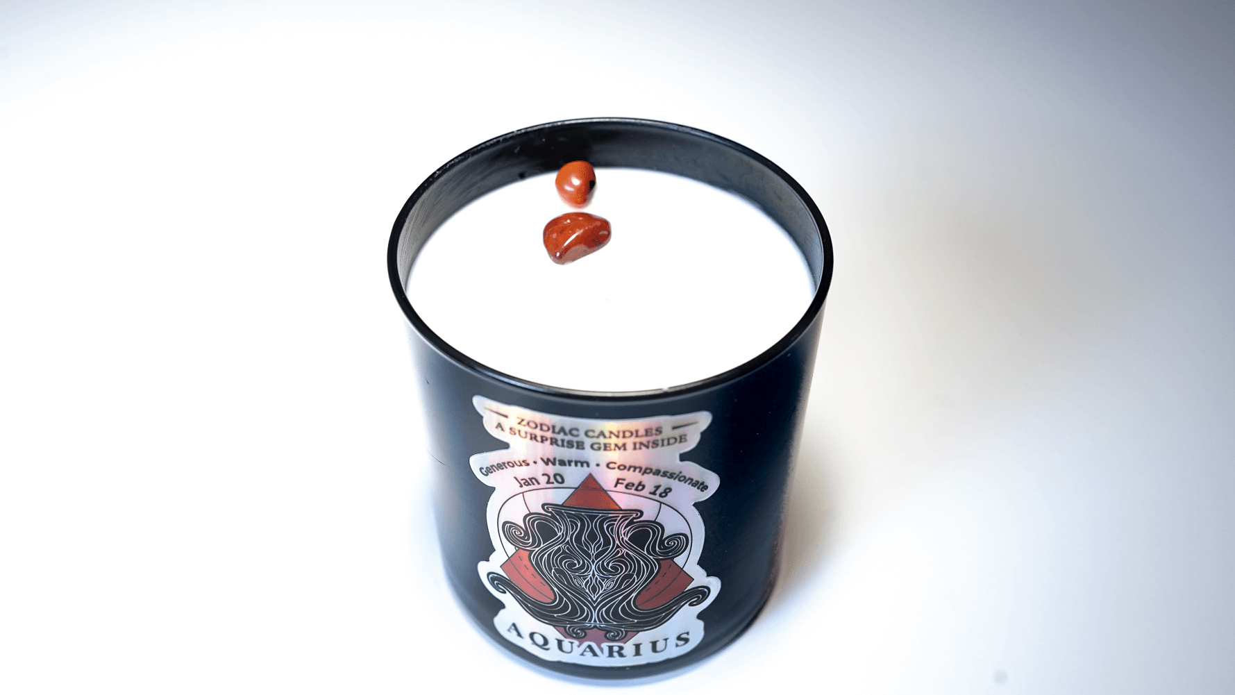The Zodiac: Aquarius Candle