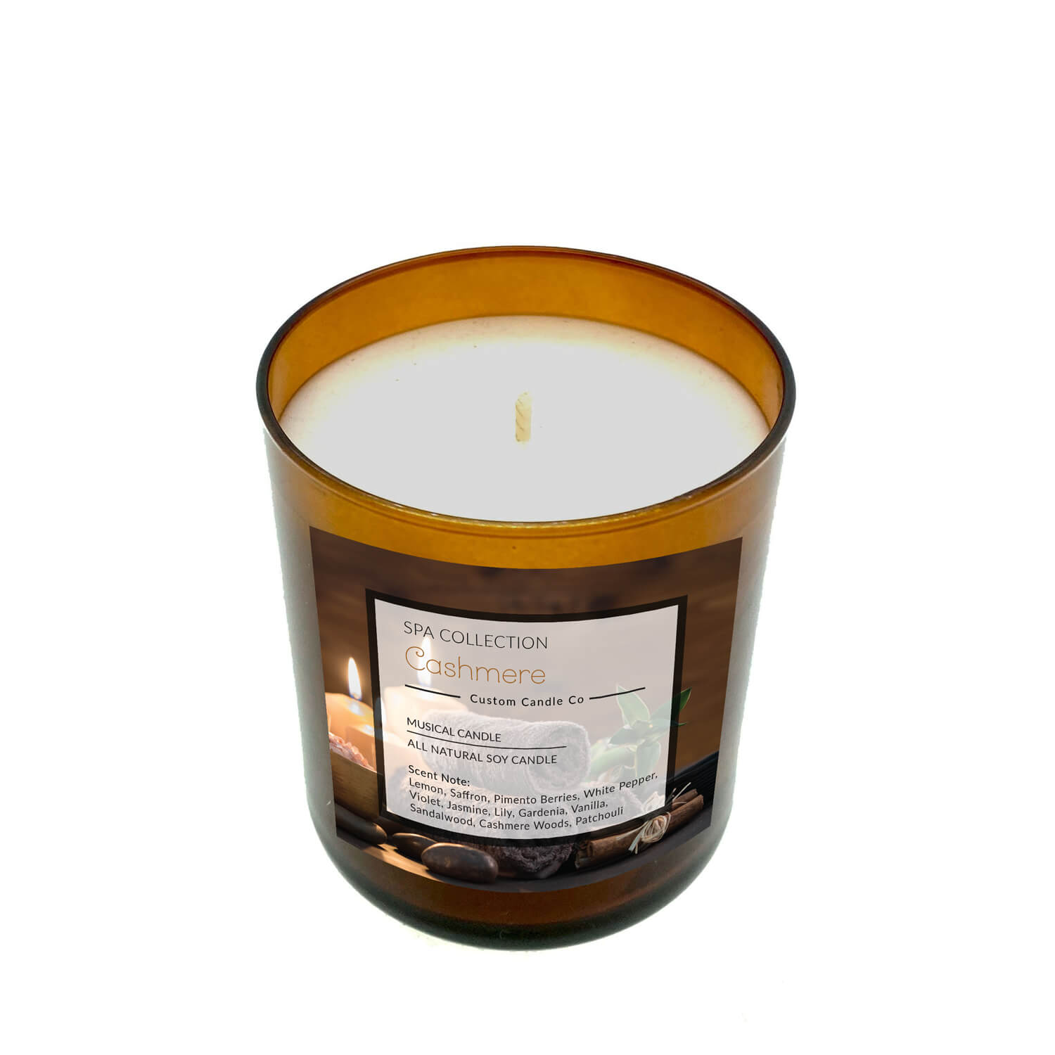 Musical Spa Candle - Cashmere