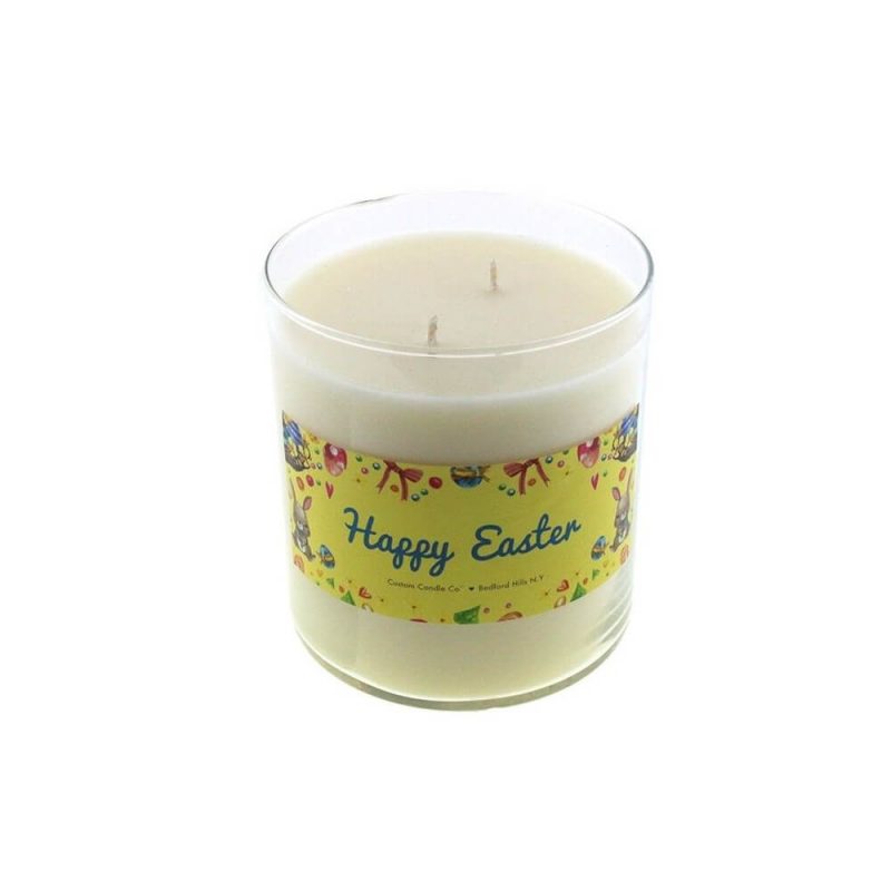 Large Two Wick Candle - Yellow