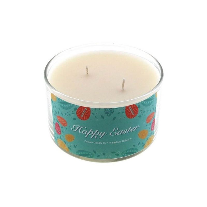 Small Two Wick Candle - Blue