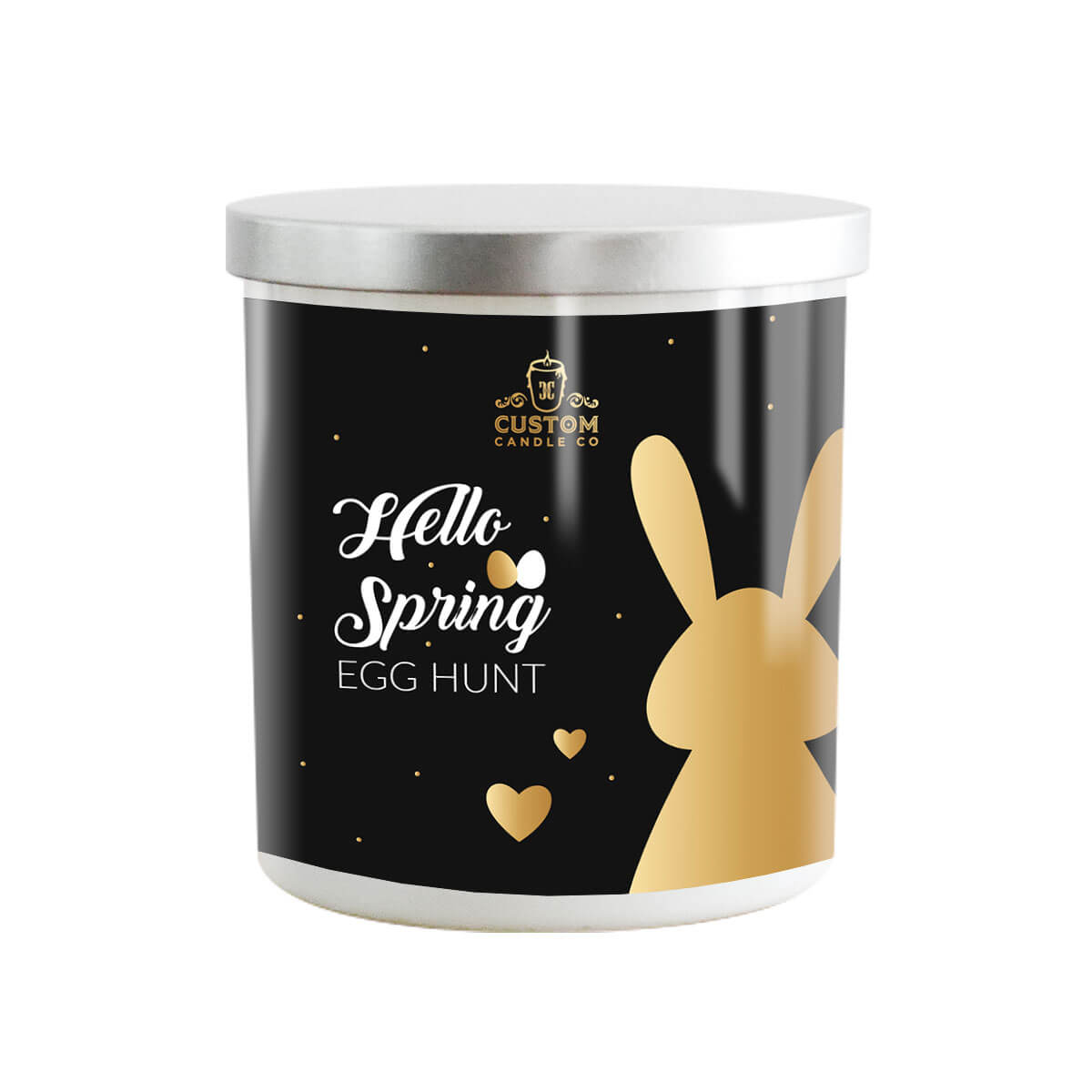 Hello Spring White Tumbler Candle