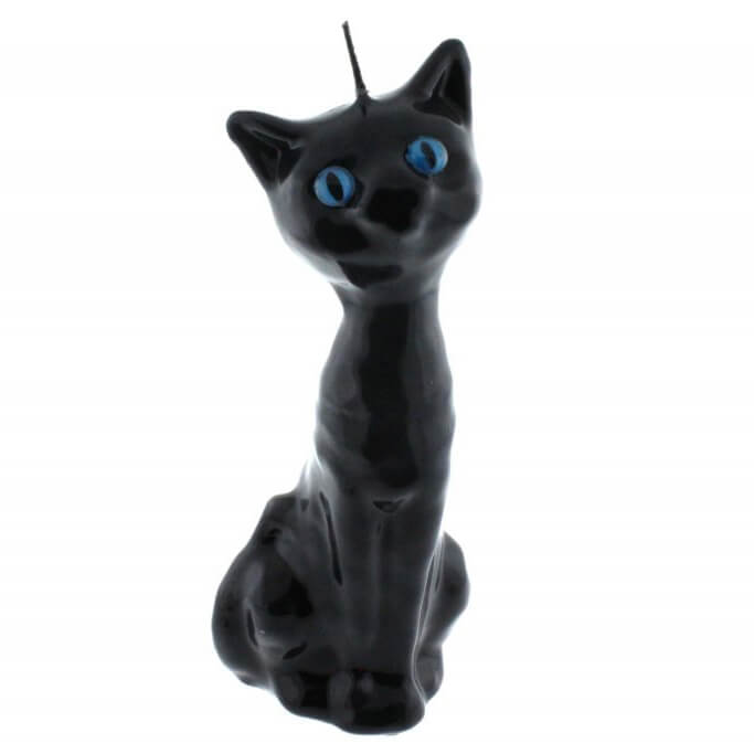 Black Cat Candle