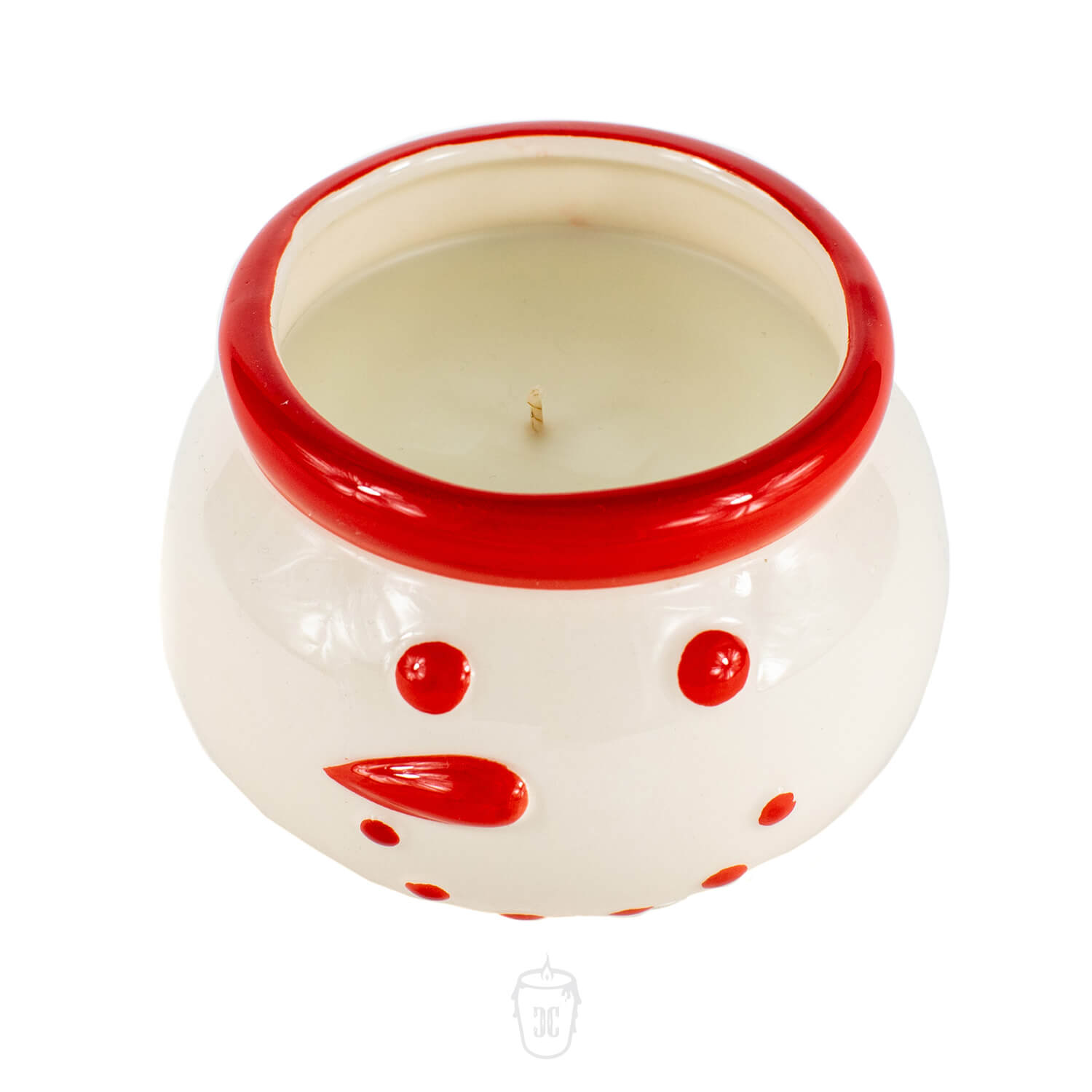 Ceramic Snowman Holiday Candles