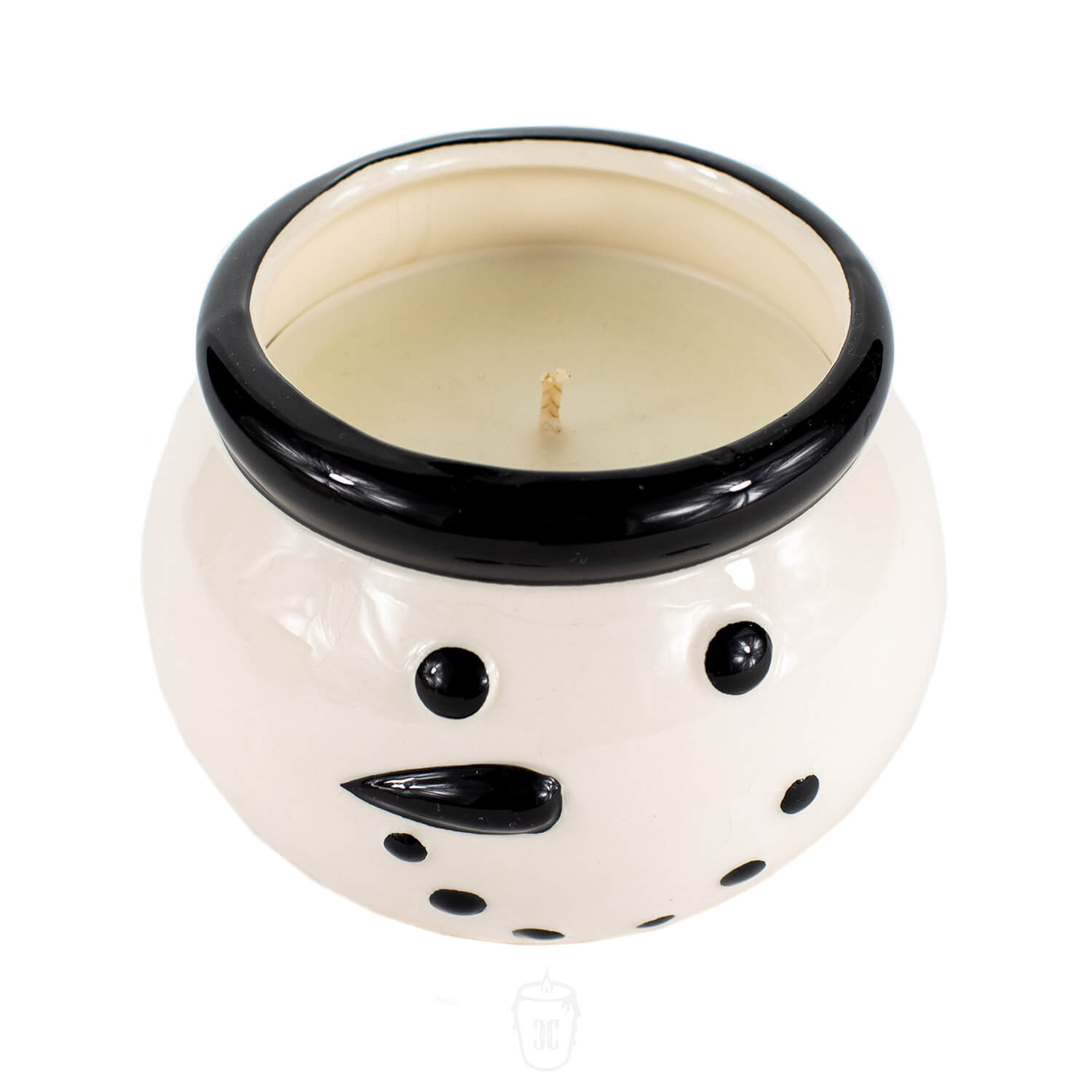 Ceramic Snowman Holiday Candles
