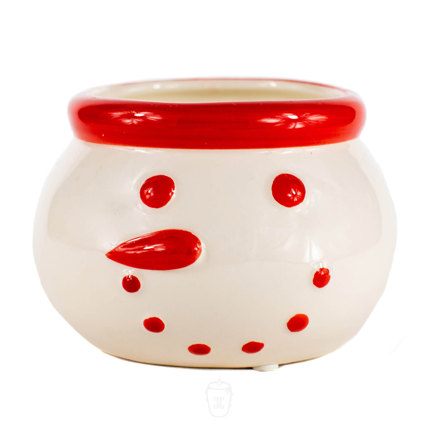 Ceramic Snowman Holiday Candles
