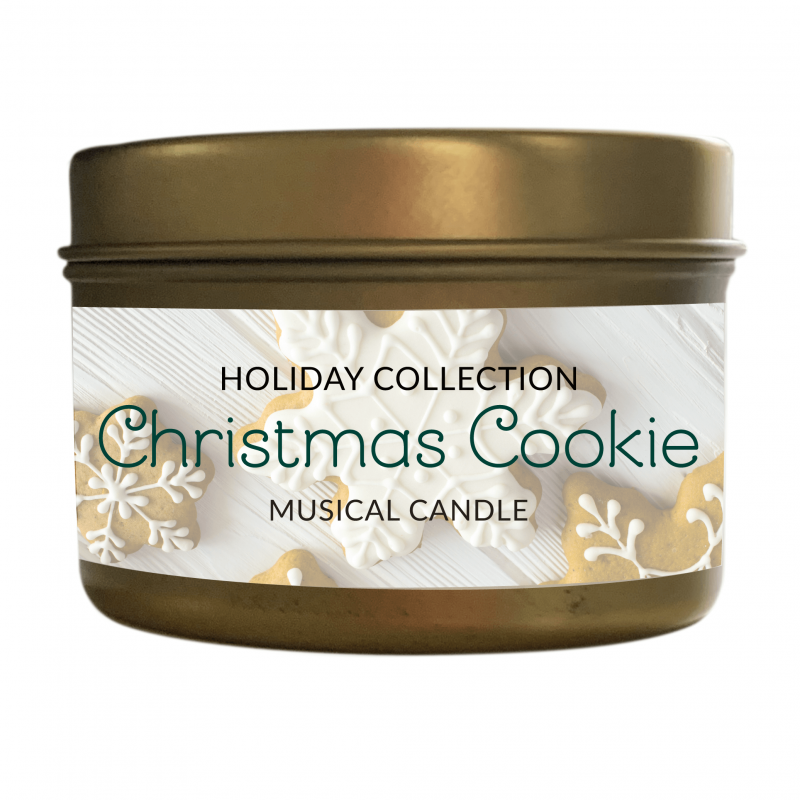 Musical Holiday Candle - Christmas Cookie