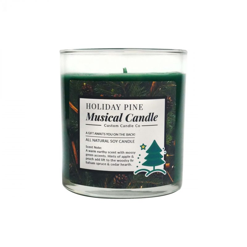 Musical Holiday Candle - Holiday Pine
