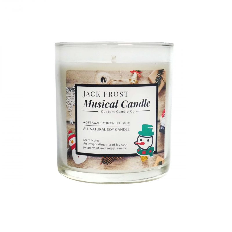 Musical Holiday Candle - Jack Frost