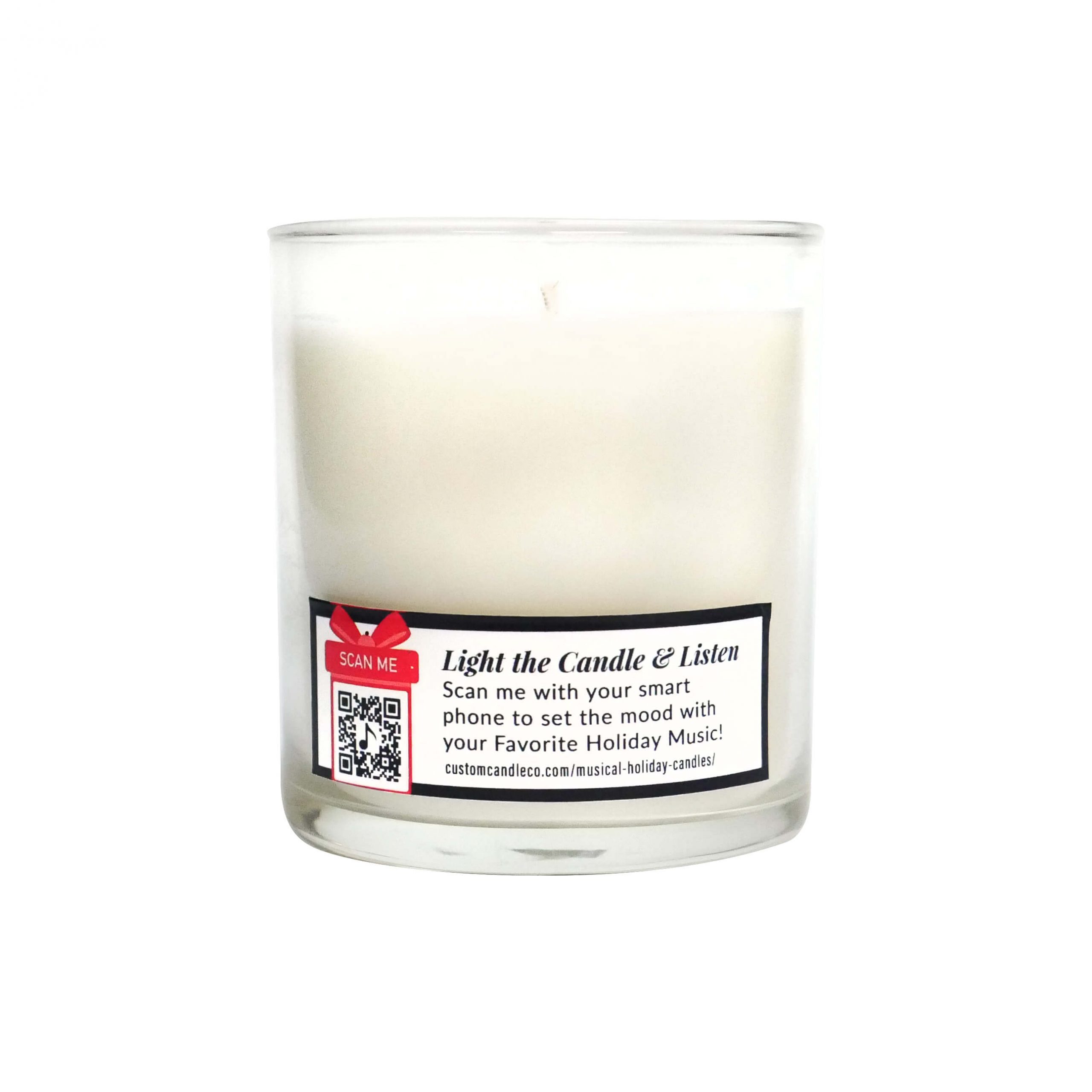 Musical Holiday Candle - Slate