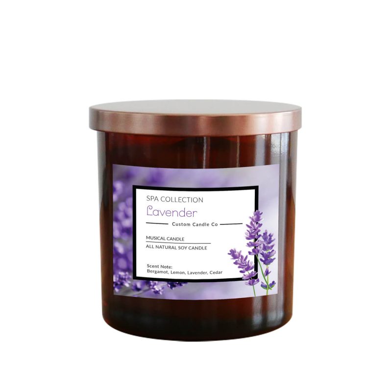 Musical Spa Candle - Lavender