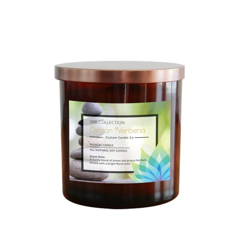 Musical Spa Candle - Lemon Verbena