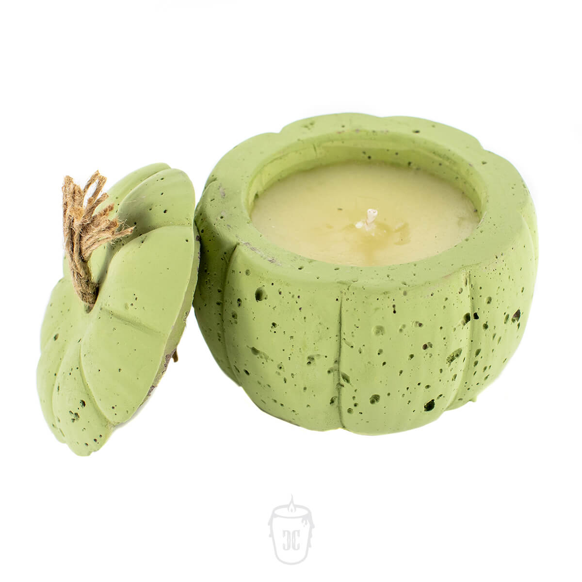 Mini Green Cement Candle