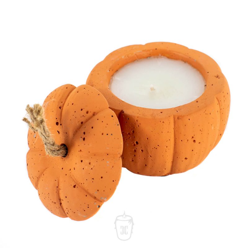 Mini Orange Cement Candle