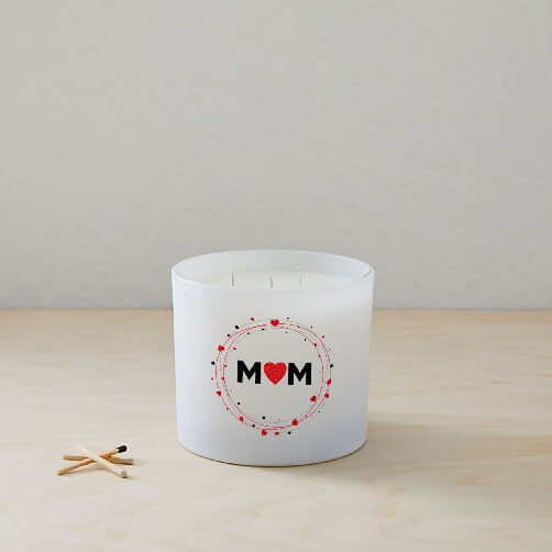 Mom Quote Candle (Frosted tumbler jar)