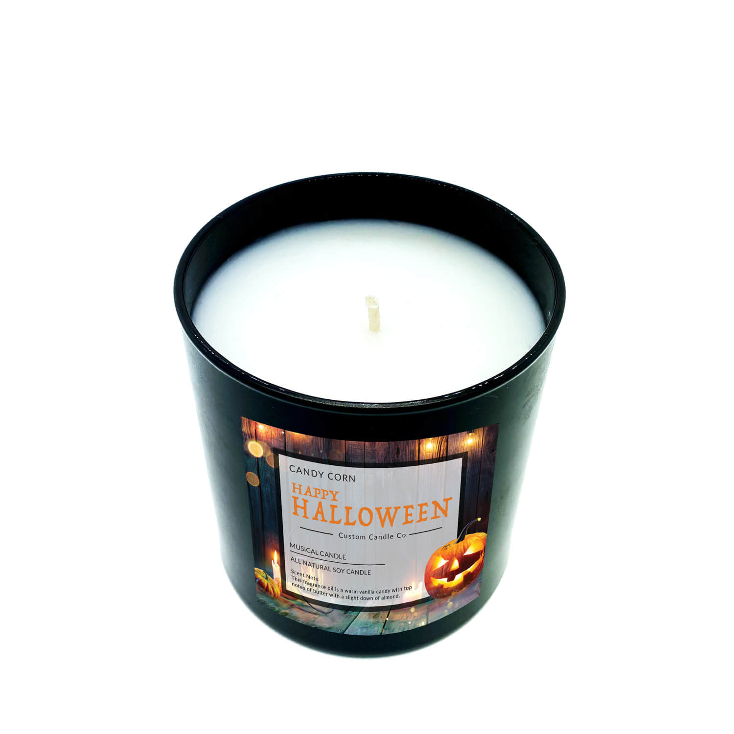 Musical Halloween Candle - Pumpkin Pancake