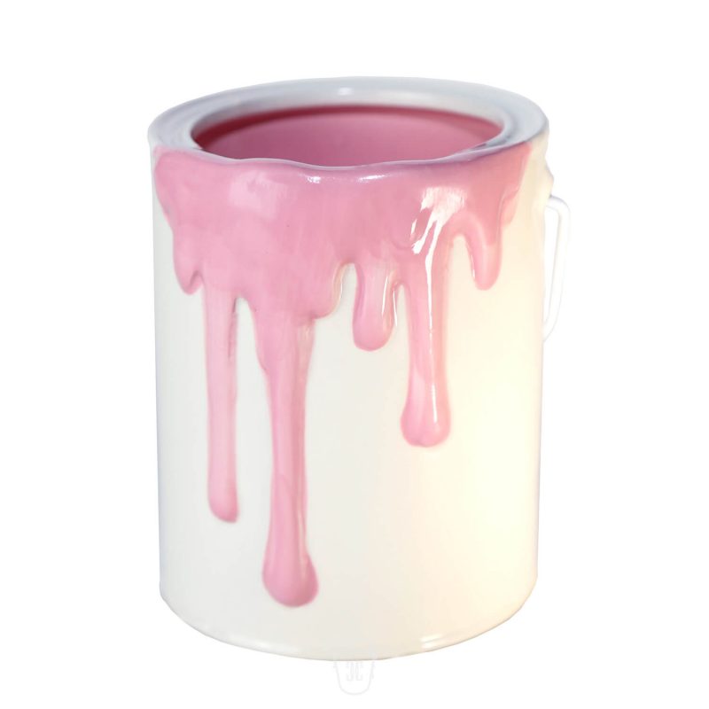 Paint Bucket Pink Candle