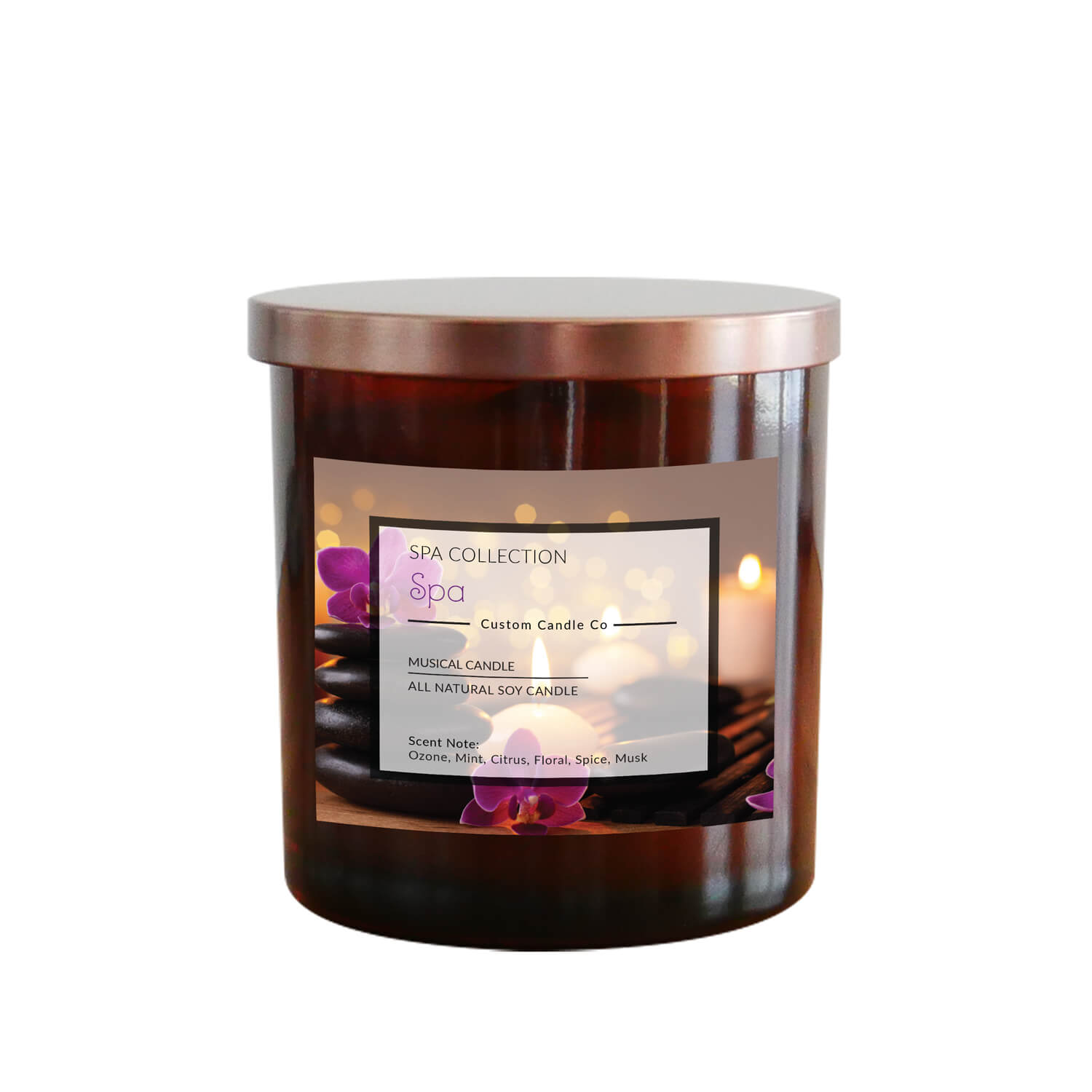 Musical Spa Candle - Spa