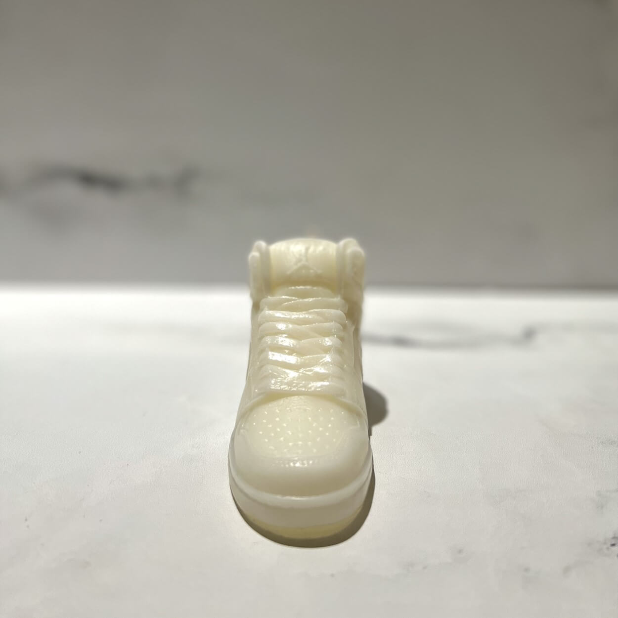 AJ1- White Hightop Sneaker Candle - Small