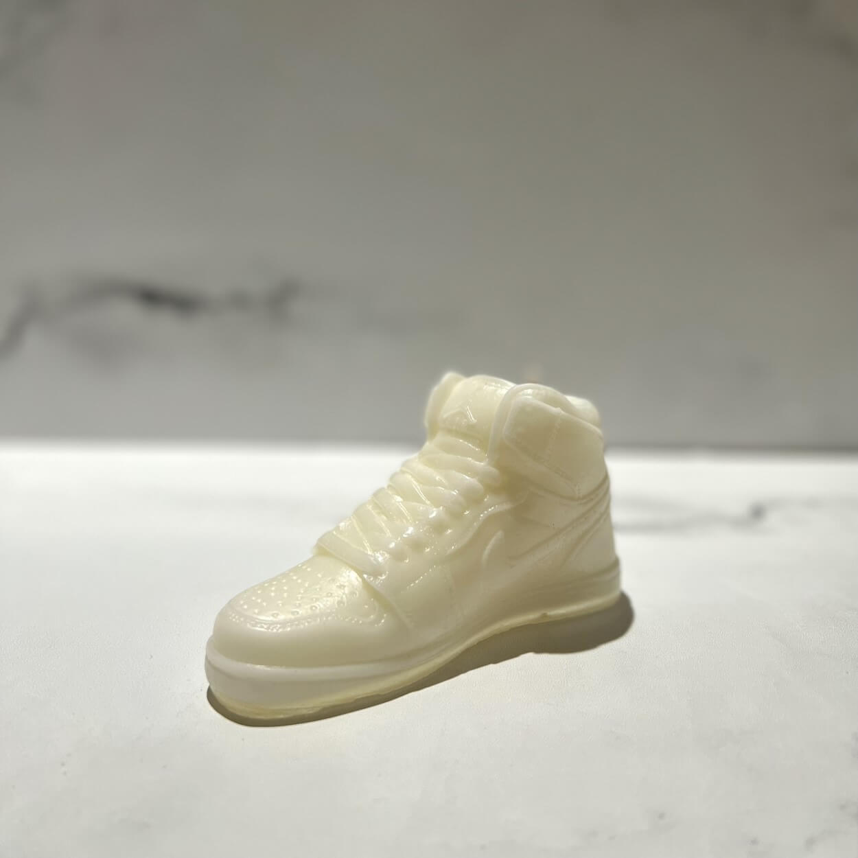 AJ1- White Hightop Sneaker Candle - Small