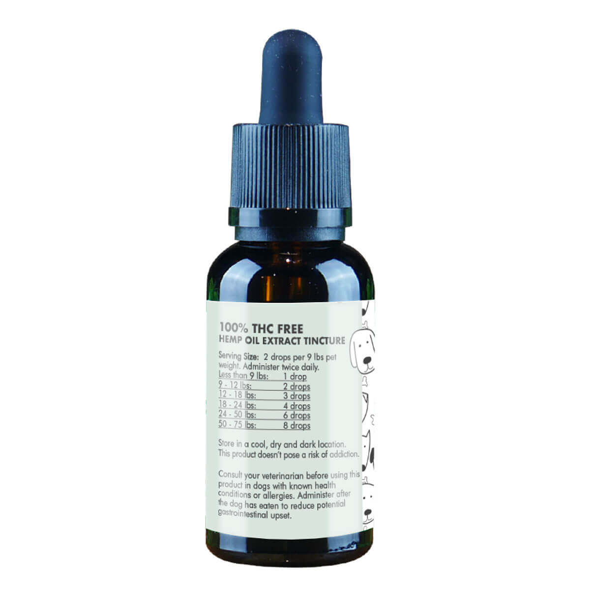 CBD Oil for Dogs 250mg 1oz - Unflavored